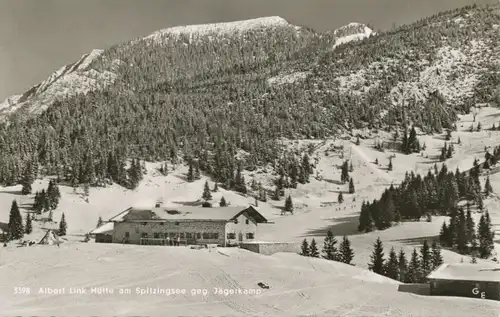 Berghütte: Albert-Link-Hütte am Spitzingsee gegen Jägerkamp gl1955 104.432