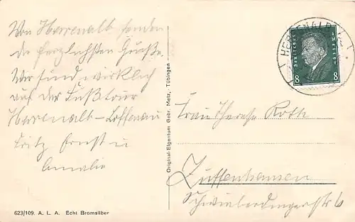 Herrenalb Blick vom Falkenstein gl1929 140.485