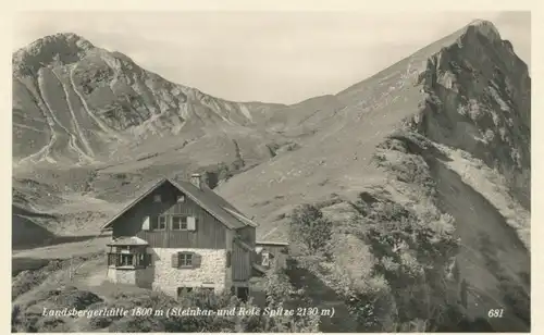 Berghütte: Landsbergerhütte am Traualpsee ngl 104.442