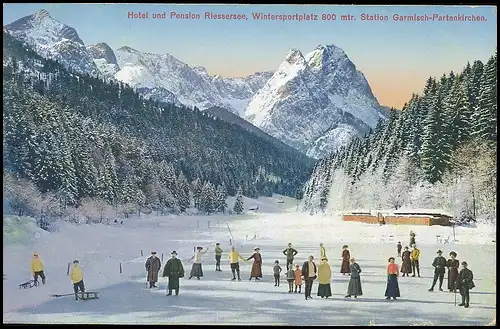 Garmisch-Partenkirchen Hotel und Pension Riessersee gl1918 137.244