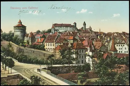 Nürnberg vom Hallertor ngl 138.480