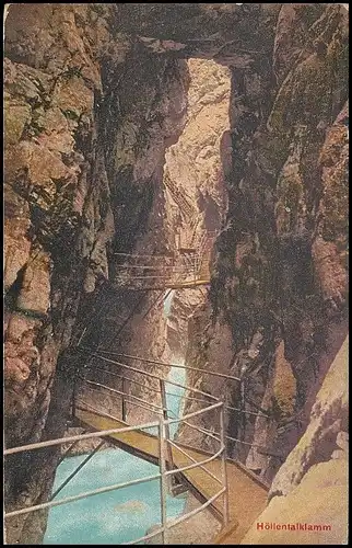 Garmisch-Partenkirchen Höllentalklamm gl1911 137.292