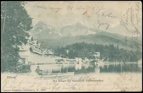 Der Eibsee bei Garmisch-Partenkirchen gl1901 137.315