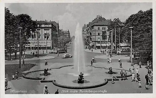 Mannheim Blick in die Heidelbergerstraße ngl 144.486