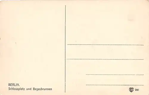 Berlin Schlossplatz und Begasbrunnen ngl 144.492