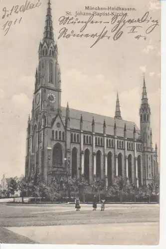 München-Haidhausen St.Johann-Baptist-Kirche gl1911 216.446