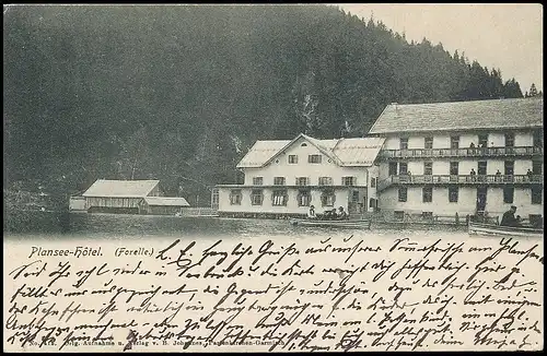 Garmisch Plansee-Hotel (Forelle) gl1903 137.374