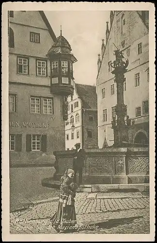 Rothenburg ob der Tauber Partie Marienapotheke ngl 137.384