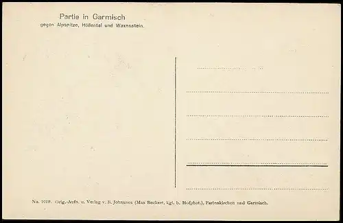 Garmisch Partie gegen Alpspitze, Höllental und Waxenstein ngl 137.297