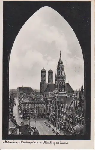 München - Marienplatz und Kaufingerstraße gl1941 216.270