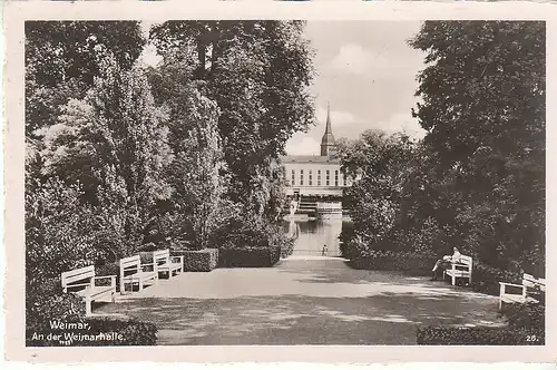 Weimar An der Weimar-Halle gl1939 C7898