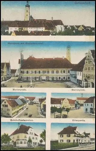 Geisenfeld Marktplatz Brauerei Bahnhofrestauration Marienplatz ngl 138.178