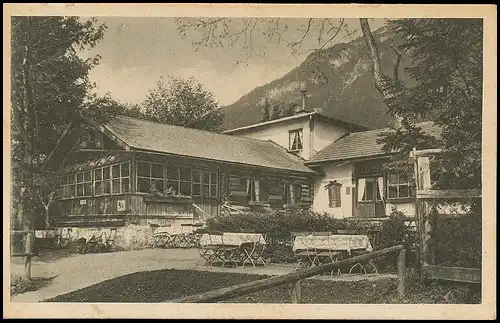 Garmisch Café Almhütte gl1928 137.359