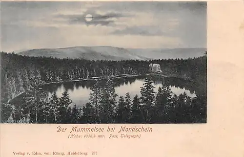 Der Mummelsee bei Mondschein ngl 144.631