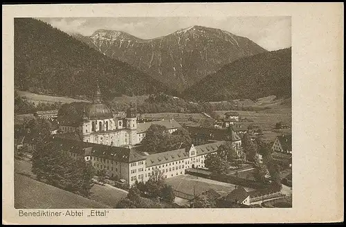 Kloster Ettal Panorama gl1925 138.329