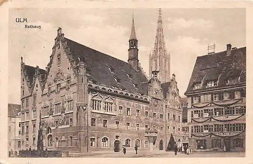 Ulm a.D. Rathaus gl1919 144.684