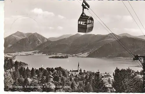 Schliersee Kabinenbahn zur Schlierbergalm gl1957 C7932