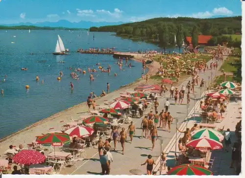 Waging am See Seepromenade am Strandkurhaus gl1966 215.716