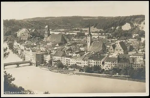 Wasserburg am Inn Stadtpanorama ngl 138.253