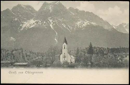 Obergrainau Kirche und Panorama ngl 138.303