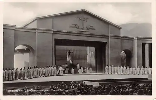 Oberammergau Passionsspiele 1930 Kreuzanbetung ngl 143.008