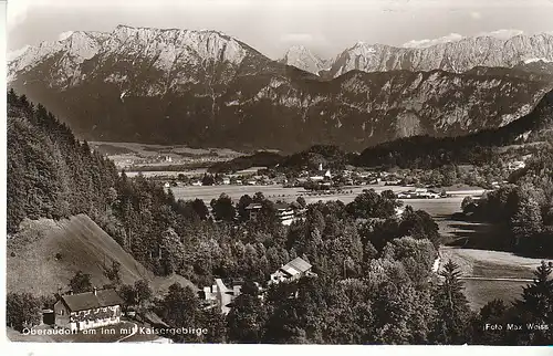 Oberaudorf am Inn mit Kaisergebirge ngl C7637