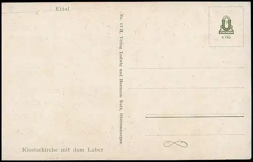 Kloster Ettal Panorama mit dem Laber ngl 138.358