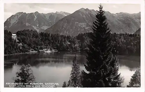 Oberstdorf Freibergsee mit Rubihorn Gaissfuß Nebelhorn gl1938 143.050
