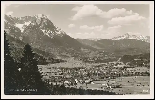 Garmisch Panorama mit Zugspitze ngl 137.289