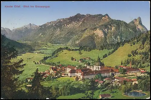 Kloster Ettal Blick ins Graswangtal glca.1920 138.352
