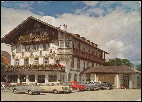 Kochel am See Alpengasthof und Hotel Schmied von Kochel gl1962 138.456