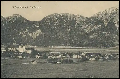 Schlehdorf am Kochelsee Panorama gl1919 138.387