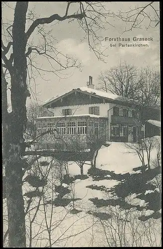 Forsthaus Graseck bei Partenkirchen glca.1920 137.350