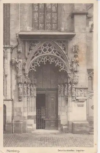 Nürnberg Sebalduskirche Brauttor gl1914 217.156