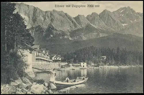 Eibsee mit Zugspitze gl1911 137.187