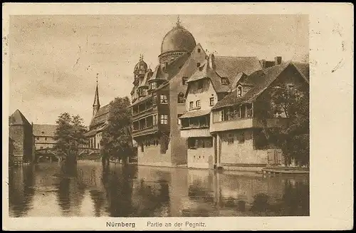 Nürnberg Partie an der Pegnitz gl1918 138.481