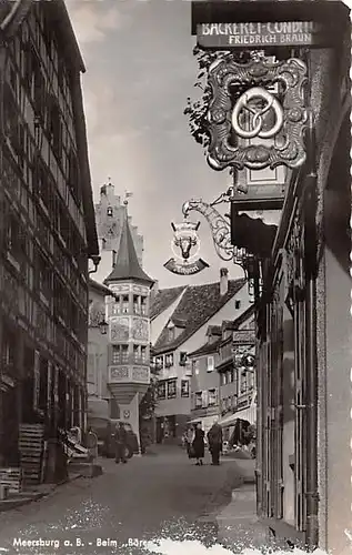 Meersburg/Bodensee Straßenpartie Bäckerei Braun ngl 140.991