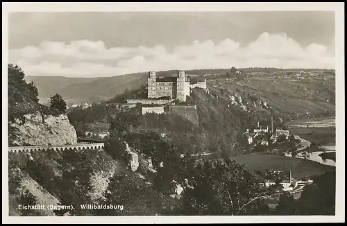 Eichstätt Panorama mit Willibaldsburg ngl 138.185