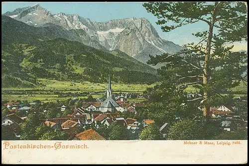 Garmisch-Partenkirchen Panorama gl1903 137.258