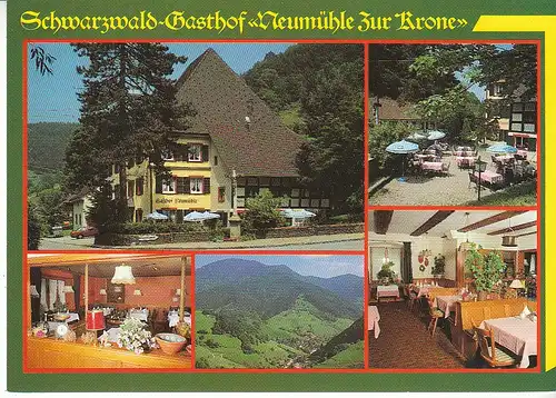 Münstertal Schwarzwald Gasthof "Neumühle Zur Krone" ngl C9934