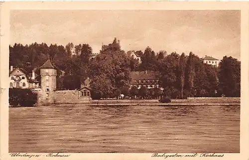 Überlingen/Bodensee Badegarten mit Kurhaus gl1930 141.006