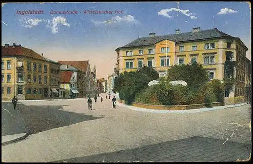 Ingolstadt Donaustraße Wittelsbacher Hof feldpgl1917 138.215