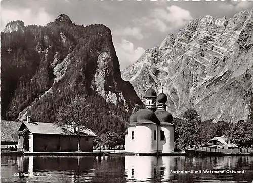 St. Bartholomä mit Watzmann Ostwand ngl 143.269