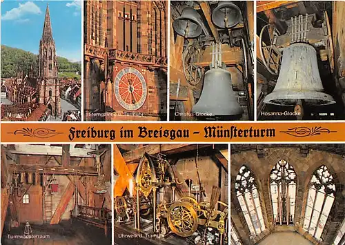 Freiburg im Breisgau Münsterturm Teilansichten ngl 141.081