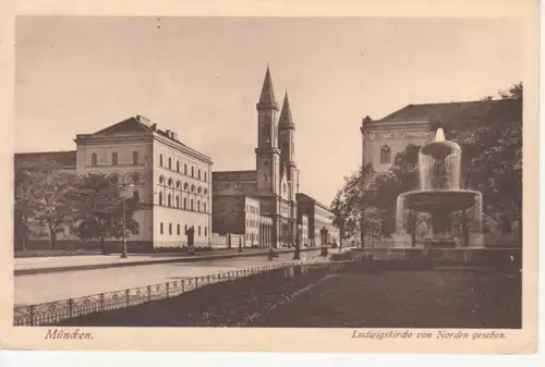 München - Ludwigskirche von Norden gesehen ngl 216.459