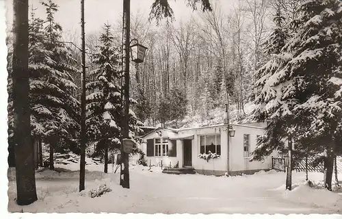 Wald-Café "Waidmannruh" Post Neuemühle b.Lüdenscheid glum 1960? C8372