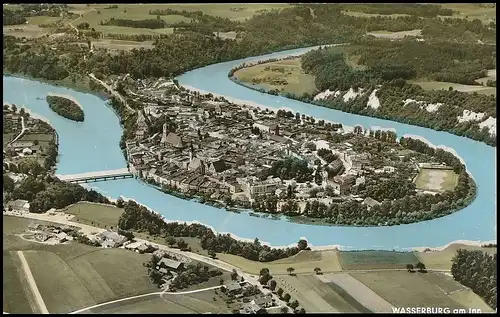 Wasserburg am Inn Panorama gl1966 138.255