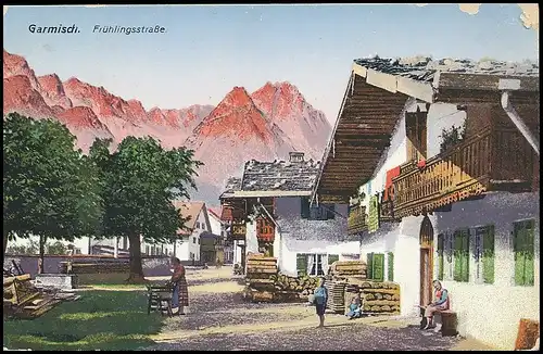 Garmisch Frühlingsstraße gl1925 137.278