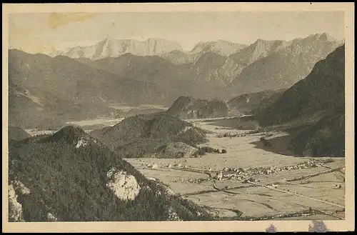 Ausblick vom Falkenstein gegen Zugspitze gl1922 137.198