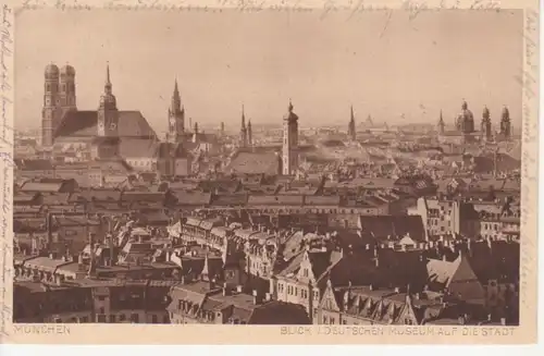 München - Blick vom Deutschen Museum auf die Stadt gl1927 216.291